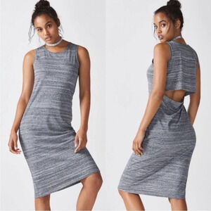 Fabletic dress knee length key hole back size medium